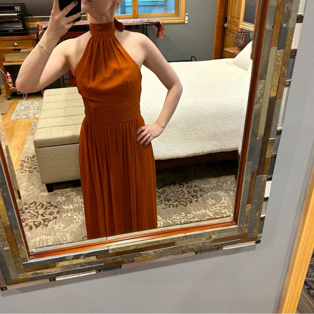 David’s Bridal Cayenne Halter Neck Multi-way Formal Dress